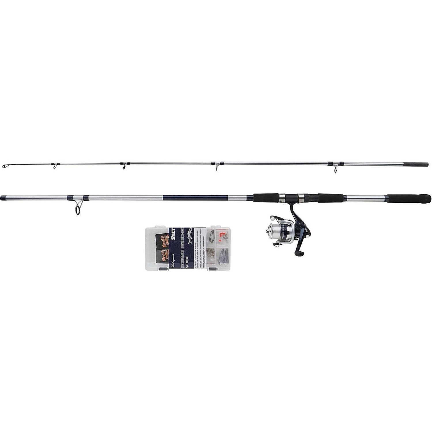 Shakespeare Salt Seabass Searcher Combo Set 2.70m 40-80gr 3 Shakespeare Salt Seabass Searcher Combo Set 2.70m 40-80gr