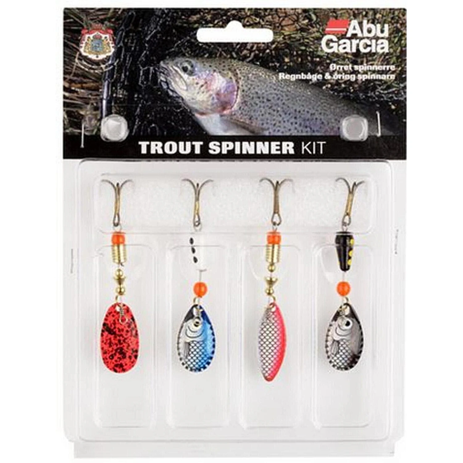 Abu Garcia Trout Spinner Kit 4-Pack 3 Abu Garcia Trout Spinner Kit 4-Pack
