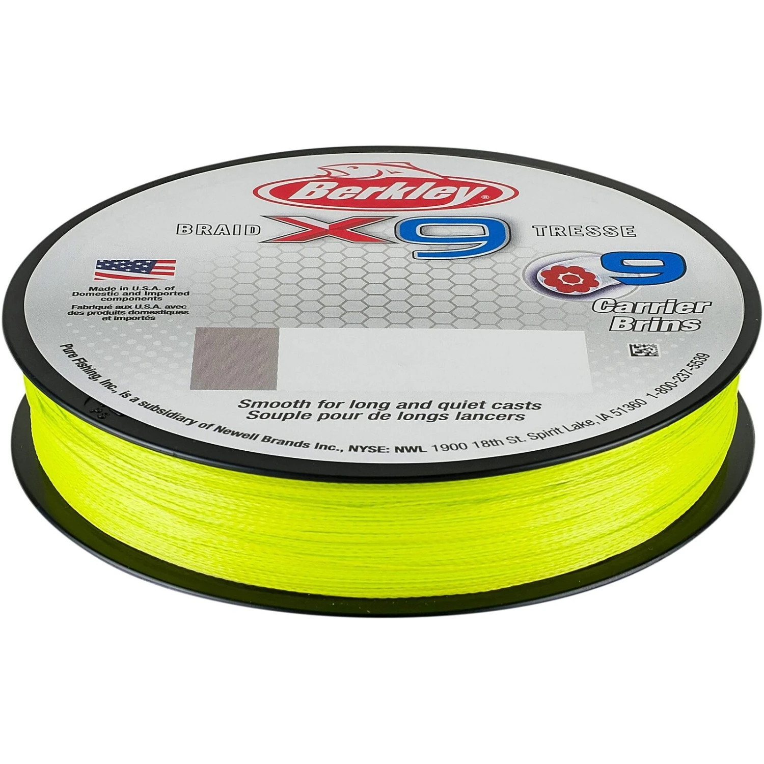 Berkley X9 Braid Fluo-Green 5 Berkley X9 Braid Fluo-Green - Afbeelding 3