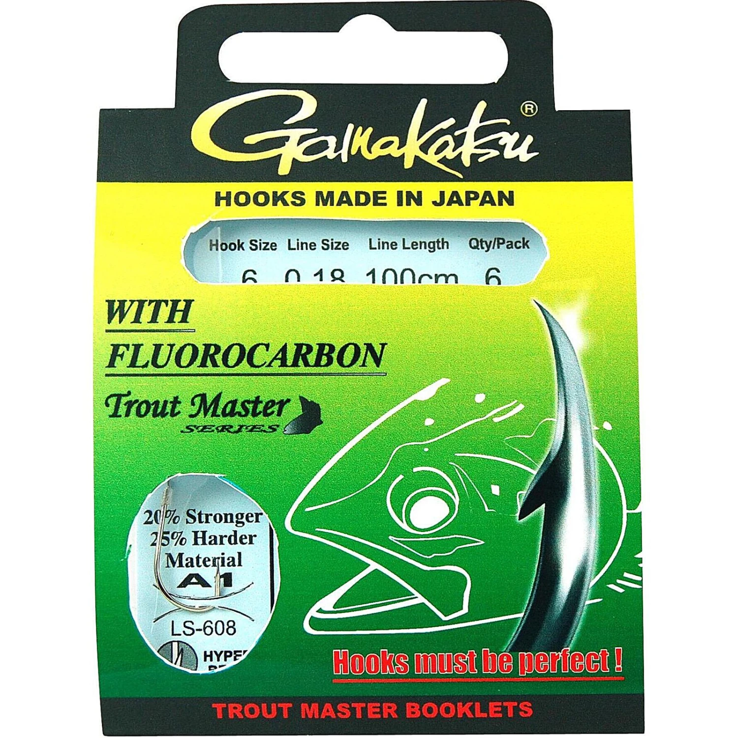 Gamakatsu TM LS-608N Forel Onderlijn FC 3 Gamakatsu TM LS-608N Forel Onderlijn FC