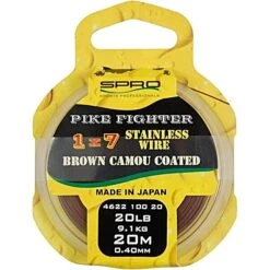 Spro Pike Fighter Brown Coated Wire 1x7