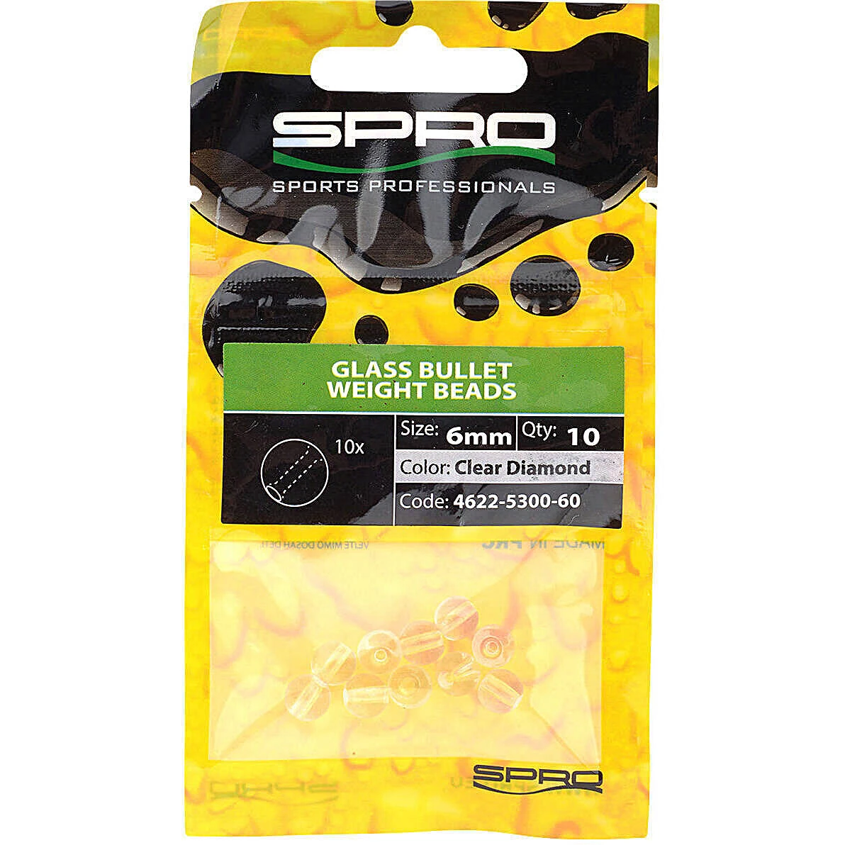 Spro Round Smooth Glass Beads 3 Spro Round Smooth Glass Beads