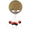 Trout Master Mini Pilots -Beste Vistuig Trout Master Mini Pilots 5mm Black Red 90259